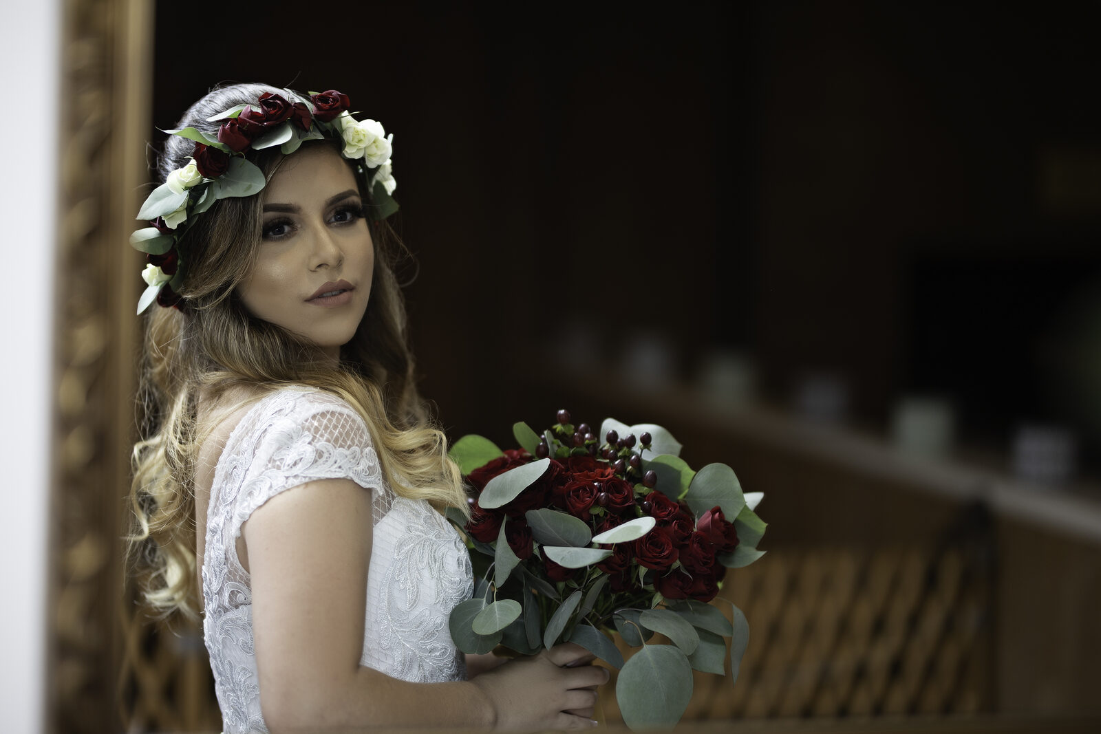 The bride, witnessed